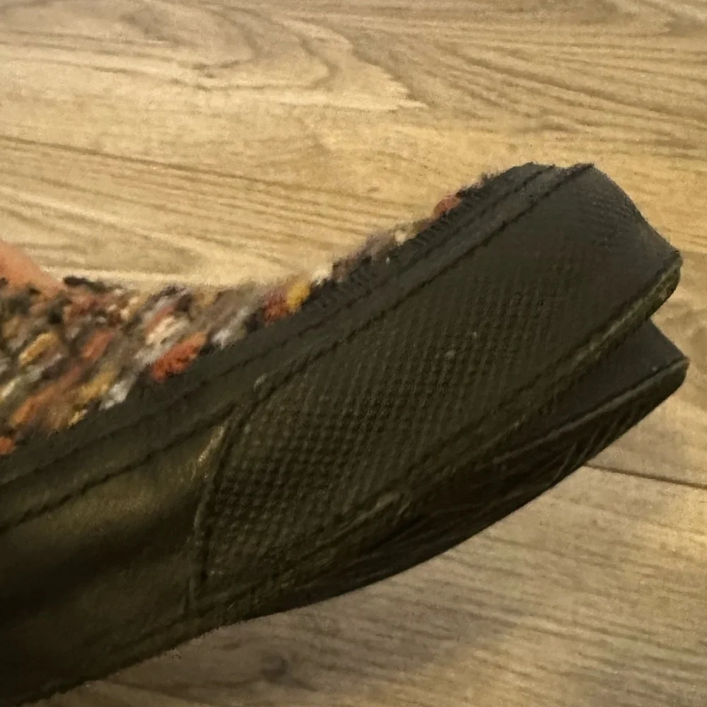 Converse x Missoni Deck Star Cashmere and Satin Multicolor Slip On Sneakers